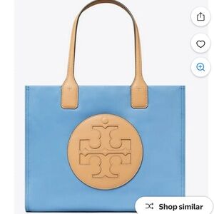 💙 Tory Burch - Ella Tote Small - Blue 💙